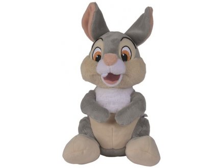 Peluche disney bambi : lapin panpan gris 40 cm - nicotoy