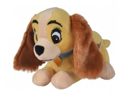 Peluche Disney chienne miss lady 17 cm - belle et le clochard - nicotoy