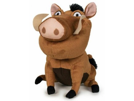 PELUCHE DISNEY  LE ROI LION : PUMBA LE PHACOCHERE 29 CM - PELUCHE LICENCE DISNEY PUMBAA