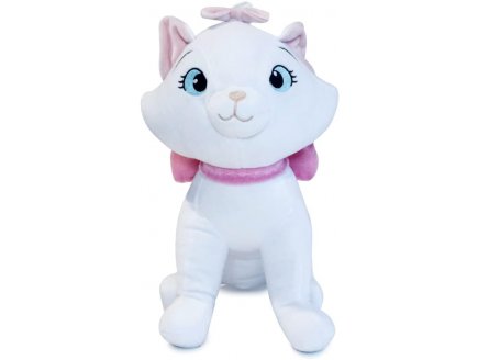 Peluche Disney Les Aristochats chat blanc Marie 30 cm - Doudou enfant