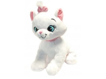 PELUCHE DISNEY LES ARISTOCHATS CHAT BLANC MARIE 37 CM - NICOTOY - 5870098E