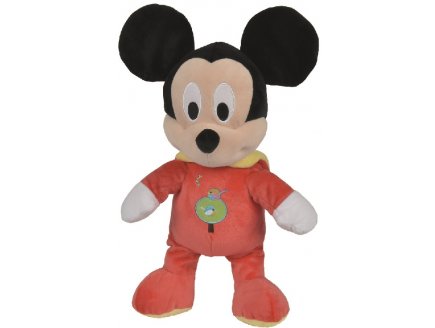 PELUCHE DISNEY MICKEY EN GRENOUILLERE ROUGE 43 CM - NICOTOY 