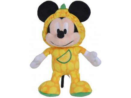 PELUCHE DISNEY MICKEY GRENOUILLERE CITRON JAUNE 33 CM - NICOTOY - PELUCHE LICENCE