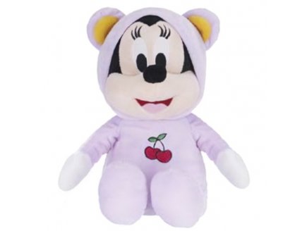 PELUCHE DISNEY MINNIE GRENOUILLERE VIOLET 35 CM - PELUCHE LICENCE