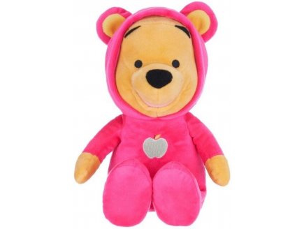 PELUCHE DISNEY WINNIE THE POOH GRENOUILLERE ROSE 35 CM - PELUCHE LICENCE