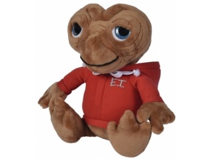 PELUCHE EXTRATERRESTRE E.T 27 CM - AVEC VESTE ROUGE - PELUCHE LICENCE - NICOTOY