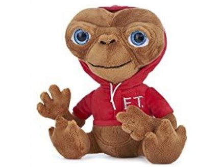 PELUCHE EXTRATERRESTRE E.T 28 CM - AVEC VESTE ROUGE - PELUCHE LICENCE - NICOTOY  