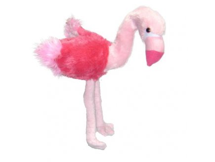 PELUCHE FLAMANT ROSE 20 CM - FLOPPY'S - WILD PLANET - K7692