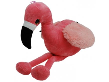 PELUCHE GEANTE : FLAMANT ROSE 1 METRE - GRANDE PELUCHE 100CM