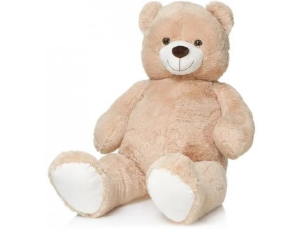PELUCHE GEANTE : GRAND OURS BEIGE 1 M 20 - SAM - MEGA OURS 120 CM - XXL