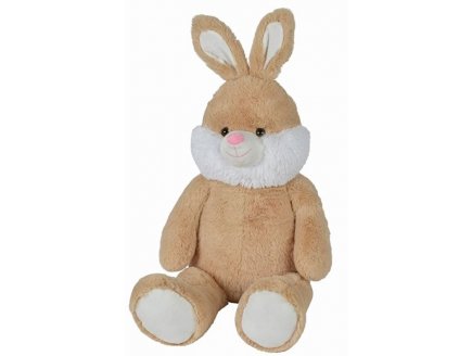 PELUCHE GEANTE : LAPIN BEIGE 1M20 - GRAND PELUCHE 120CM - NICOTOY