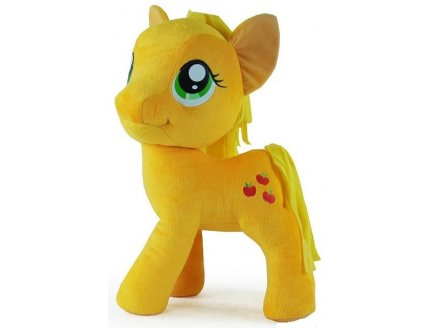 PELUCHE GEANTE MON PETIT PONEY : APPEL JACK 50 CM - HASBRO - PELUCHE MY LITTLE PONEY JAUNE