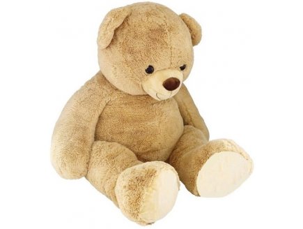 PELUCHE GEANTE OURS BEIGE 1M55 - SAM - MEGA OURS - XXXL - NICOTOY