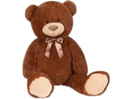 PELUCHE GEANTE OURS BRUN 1 METRE 05 - SAM - GRANDE PELUCHE 105 CM