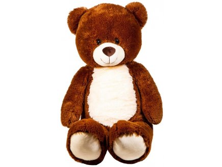 PELUCHE GEANTE OURS BRUN 1 METRE - SAM - GRANDE PELUCHE 100 CM