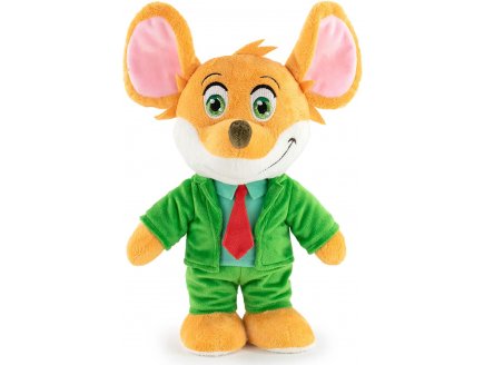 Peluche Geronimo Stilton 32 cm - Doudou licence - La souris journaliste des livres pour enfants