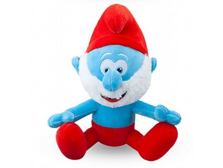 PELUCHE GRAND SCHTROUMPF 33 CM - DOUDOU LICENCE : COLLECTION SCHTROUMPF