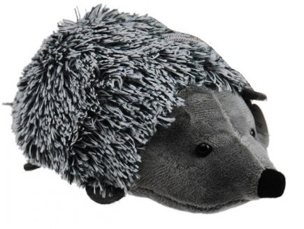 PELUCHE HERISSON GRIS 20 CM - ANIMAUX DE LA FORET