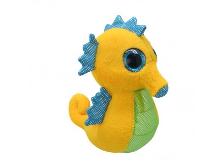 PELUCHE HIPPOCAMPE 15 CM - ANIMAUX DE LA MER - WILD PLANET - K8544