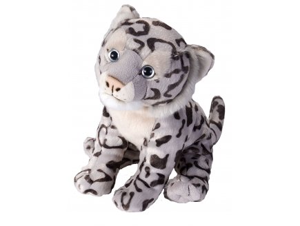 PELUCHE LEOPARD DES NEIGES 25 CM - WILD REPUBLIC - 16394