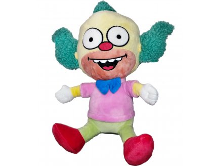 Peluche Les Simpsons : Krusty le clown 28 cm - Doudou licence