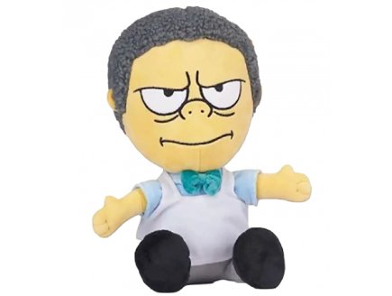 Peluche Les Simpsons : Moe Szyslak 25 cm - Doudou licence Simpson