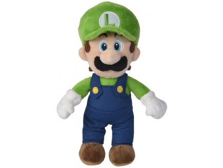 PELUCHE LUIGI 24 CM - PLOMBIER - NINTENDO - PELUCHE LICENCE SUPER MARIO