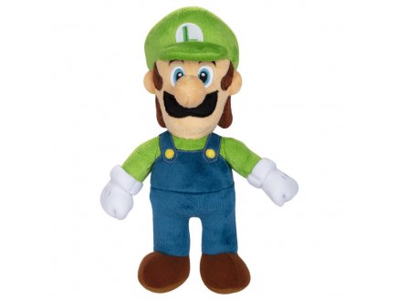 PELUCHE LUIGI 24 CM - PLOMBIER - NINTENDO - PELUCHE LICENCE SUPER MARIO