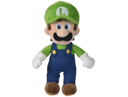 PELUCHE LUIGI 31 CM - PLOMBIER - NINTENDO - PELUCHE LICENCE SUPER MARIO