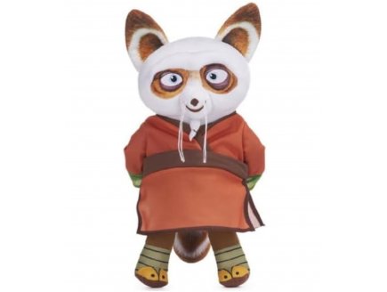 Peluche Maitre Shifu 34 cm collection Kung Fu Panda 4 - Panda roux- Doudou enfant - Peluche licence