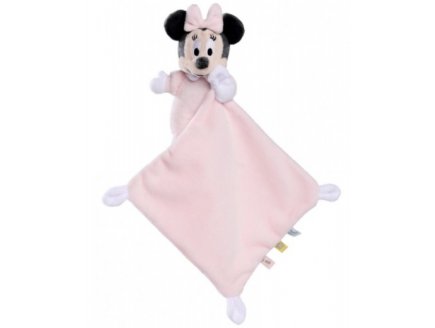 Peluche Minnie avec son mouchoir rose 18 cm - Doudou b�b� - Enfant - Nicotoy