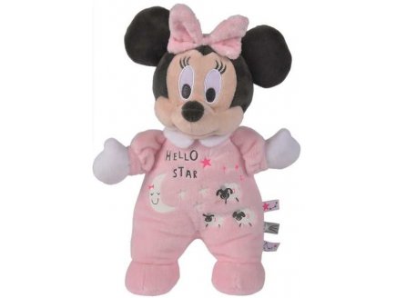 PELUCHE MINNIE PHOSPHORESCENTE ROSE 28 CM DISNEY - DOUDOU BRILLE DANS LA NUIT - NICOTOY