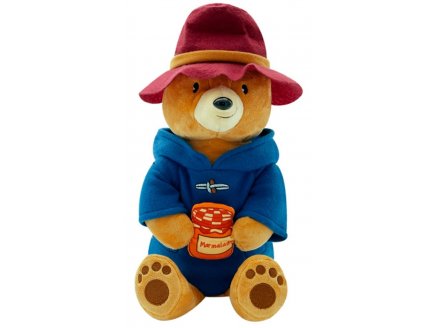 PELUCHE OURS PADDINGTON 37 CM AVEC POT DE MIEL - PELUCHE LICENCE