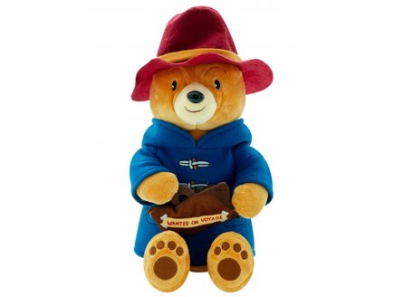 PELUCHE OURS PADDINGTON 37 CM AVEC VALISE - PELUCHE LICENCE