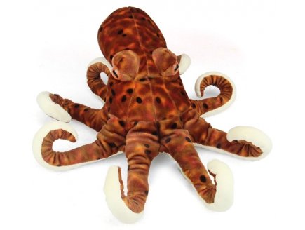 PELUCHE PIEUVRE 36 CM - OCTOPUS - CUDDLEKINS - WILD REPUBLIC - 10939