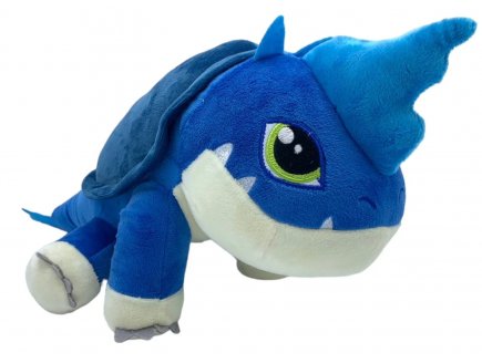 Peluche Plowhorn dragon bleu 42 cm - Peluche licence Dragons