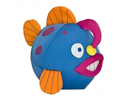 PELUCHE POISSON BALLON BLEU 24 CM - POISSON LANTERNE - WILD PLANET - K7240