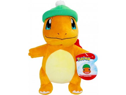 Peluche Pokemon salameche bonnet de noel 23 cm - peluche licence - 36304*********