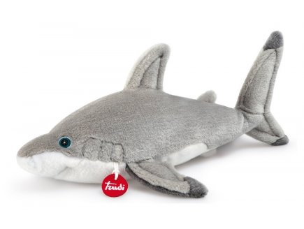 PELUCHE REQUIN 45CM - CLASSIC AQUATIQUE - DOUDOU - ANIMAL MARIN - TRUDI 