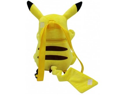Peluche sac a dos Pokemon : pikachu 36 cm - peluche licence