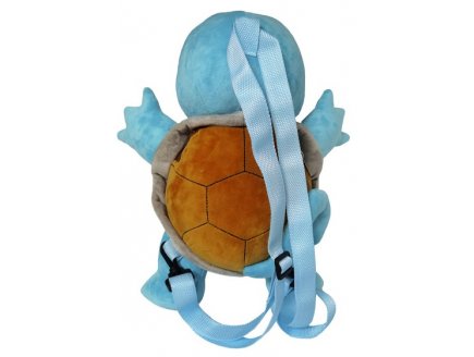 Peluche sac a dos Pokemon : tortue carapuce 32 cm - peluche licence