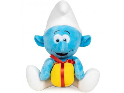 PELUCHE SCHTROUMPF FARCEUR 33 CM - DOUDOU LICENCE : COLLECTION SCHTROUMPF