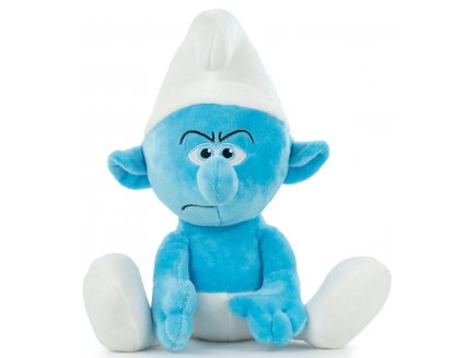 PELUCHE SCHTROUMPF GROGNON 33 CM - DOUDOU LICENCE : COLLECTION SCHTROUMPF