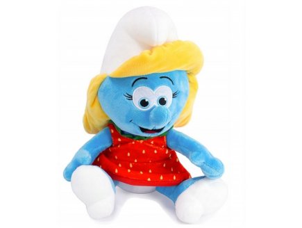 Peluche Schtroumpfette 33 cm - Doudou Licence : Collection Schtroumpf