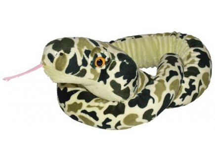 PELUCHE SERPENT CAMOUFLAGE VERT 137 CM - WILD REPUBLIC - 11105