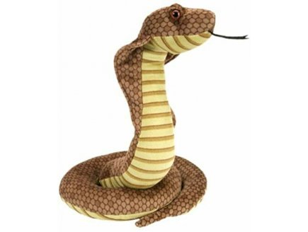 PELUCHE SERPENT : COBRA 30 CM - WILD REPUBLIC - 12233