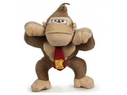 PELUCHE SINGE DONKEY KONG 26 CM - PLOMBIER - NINTENDO SUPER MARIO - PELUCHE LICENCE