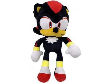 PELUCHE SONIC SHADOW THE HEDGEHOD HERISSON NOIR 30 CM - AMIS DE SONIC - PELUCHE LICENCE