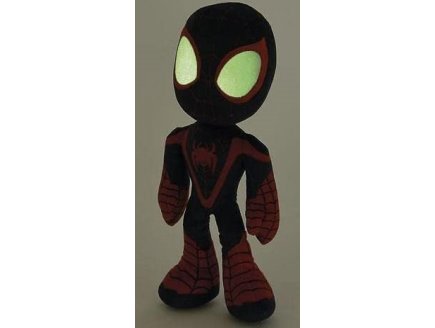 Peluche Spider-man miles morales phosphorescent 25 cm - spiderman - peluche licence