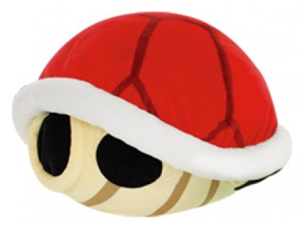 PELUCHE SUPER MARIO KOOPA - CARAPACE TORTUE ROUGE 23 CM - NINTENDO - PELUCHE LICENCE